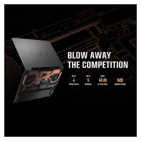 ASUS FA507NU TUF Gaming A15 Laptop - AMD Ryzen 7-7735HS - 512GB SSD - 16GB RAM - 15.6-inch - RTX 4050 - Windows 11 - Jaeger Gray