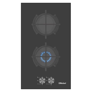 Nobel Built-in Hob Gas NBH2101GH Black 30cm