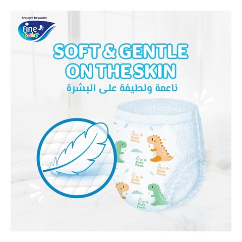 Fine Instant Dry Baby Diaper Pants Maxi Size 5 12-17kg 40 Pants