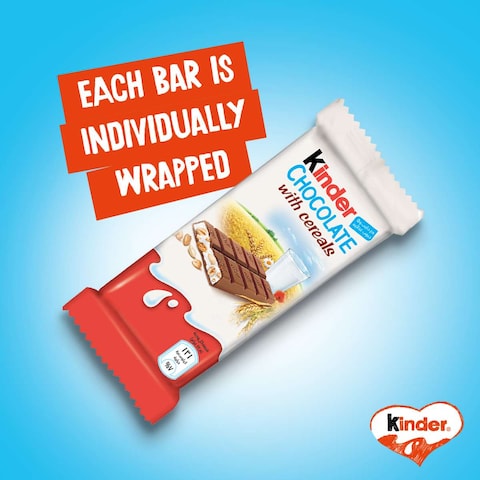 Kinder Chocolate with Cereals, Multi Pack, 9 Bars, 211.5g