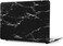 Ntech Limestone Pattern Marble Hard Plastic Skin Case Cover For Macbook Air 13 13.3 (Black Nd White)