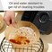 Rahalife Non-Stick Parchment Papers For AirFryer, Disposable Non-Stick Air Fryer Paper Liner, Round Air Fryer Pad Paper Food Grade Baking- 50Sheets/Box