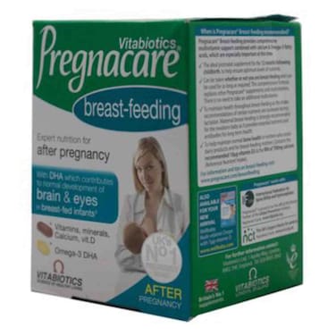 Vitabiotics Pregnacare Brain And Eyes Breast Feeding Supplements 84 Tablets