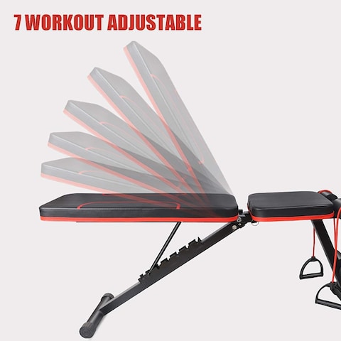 Adjustable Foldable Weight Bench Utility Exercise Workout Bench