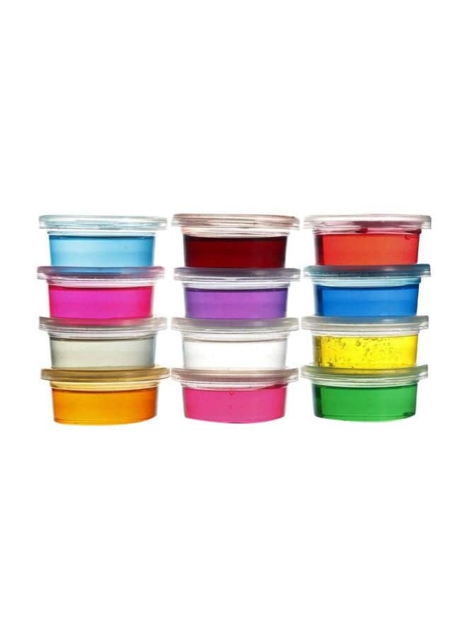 Buy 5D 12-Piece Slime Clay Set 12Claygel, 12Cm Online | Carrefour KSA