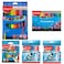 Maped Color' Peps Coloured Pencils 18 PCS with Felt Pen 24 PCS Wax Crayon 12 PCS and Drawing Book
