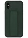 Zolo Finger Grip Holder and standing cover with Car Magnetic Multi-function Shockproof Protective Case Cover For iPhone Xs Max Green