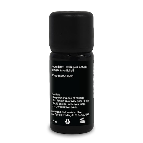Aroma Tierra - Ginger Essential Oil - Aroma Tierra - 100% Pure &amp; Natural - 10Ml