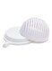 Generic Salad Cutter Bowl -White 18X22X10cm