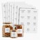 144 Pantry Labels for Effortless Organization Includes 12 Sheets