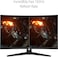 ASUS TUF Gaming 32" 1080P Curved Monitor (VG328H1B) Full HD, 165Hz (Supports 144Hz), 1ms, Extreme Low Motion Blur, Speaker, Adaptive-Sync, FreeSync Premium, VESA Mountable, HDMI, Tilt Adjustable
