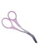 Eyebrow Scissors With Mini Comb Pink/Silver