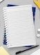 Lowha Spiral Notebook With 60 Sheets And Hard Paper Covers With Boho Stars Design, For Jotting Notes And Reminders, For Work, University, School
