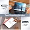 Case For Samsung Galaxy Tab S9 Ultra 14.6-Inch, Translucent Back Tri-Fold Stand Protective Tablet Cover, Support S Pen Charging Auto Wake/Sleep Red