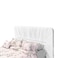 In House Geneva Velvet Bed Frame - Queen - 200x150 cm - Gray