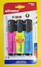 Motarro-Highlighters - Mini TextMarkers Pastel and Fluorescent Colours 3PCS (MC045-13)