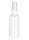 Generic Mini Travel Empty Spray Bottle Clear/White 60ml