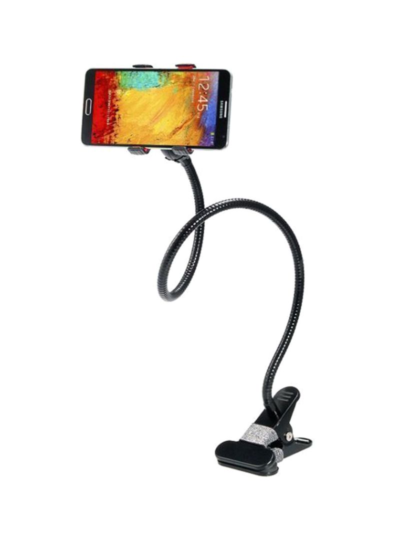 Generic - Flexible Mobile Phone Mount With Clip Black