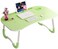 Generic Folding Bed Laptop Table Tray Lap Desk Notebook Stand With Ipad Holder Cup Slot(B-Green)