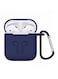 Generic Soft Silicone Case Cover For Apple Airpods Dark Blue