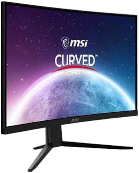 MSI G242C 23.6&#39;&#39; Curved Gaming Monitor, 1ms Response Time, 170Hz Refresh Rate, FRAMeless Design, AMD Freesync, 1920 X 1080 FHD, Anti-Glare - Black, VGA