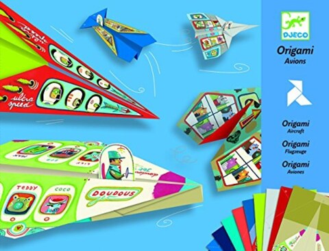 Djeco Planes Origami Paper Craft Kit - Level 3
