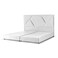 In House Janwa Velvet Bed Frame - Single - 200x100 cm - White