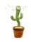 Electric Dancing Cactus Plant Stuffed Toy With Music