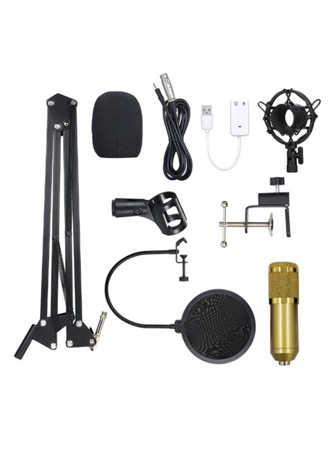 Generic Audio Studio Recording Condenser Microphone Kit Dd1959 Multicolour