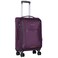 Eminent Expandable Luggage Trolley Bag Soft Suitcase for Unisex Travel Polyester Shell Lightweight with TSA lock Double Spinner Wheels E751SZ Carry On 20 Inch Purple