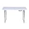 Lifetime, 4-Foot, Height Adjustable Fold-In-Half Table, Rectangle, Residential, White Granite Colour, LFT-80509