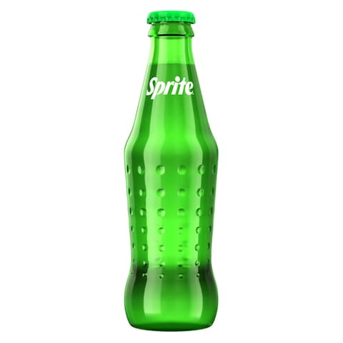 Sprite Regular Lemon Lime Flavoured Carbonated Soft Drink Glass Bottle 250ml