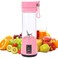 Generic Portable Handheld Juicer Blender Bottle, USB Electric Fruit Juicer, 4 Blades, 380ml