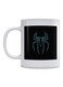 Atiq Spider Man Logo By Neon Art Printed Coffee Mug White/Black/Blue 350ml