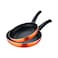 Bergner Ultra Fry Pan Orange 22cm+28cm 2 PCS