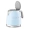 Smeg 50's Style Mini Kettle 1400W KLF05PBUK Pastel Blue