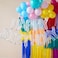 Ginger Ray Confetti Filled Happy Birthday Balloon Bunting- Clear