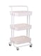 Generic 3 Tier Rolling Metal Utility Storage Cart White