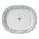 سيرفويل طبق فلوريش أبيض 31 × 25 سم
