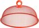 Lavish Apple Shape Mesh Fruit And Vegetable Basket With Lid And Cover For Kitchen And Dining Table Color Red