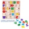 English ABC Alphabet Wooden Board Jigsaw Puzzle Letters Game Educational Toy