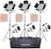 DMK Power Coopic 3 Pack Cp-600Sii Professional LED Video Light Kit: (3)Cp600Sii LED Video Light With U Bracket Durable Metal Frame (3)Light Stands (3)White, Brown Filter (3)Adapter (1)Carrying Bag
