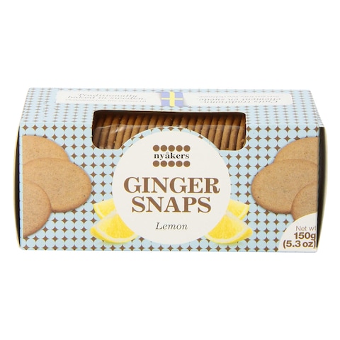 Nyakers Swedish Gingersnaps Lemon Cookies 150g