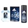 Adidas UEFA Champions League Eau De Toilette 100ml With Deodorant Body Spray 150ml Clear