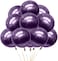Synuo - Synuo Party Balloons 12Inch 50 Pcs Latex Chrome Balloons, Birthday Balloons Helium Shiny Metallic Balloons Party Decoration