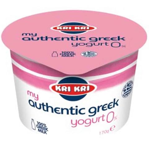 Kri Kri Greek Yoghurt 0% Fat 170 Gram