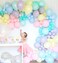 Party Time 160-Pieces DIY Balloon Decoration Kit, Unicorn Garland Arch Kit Pastel Latex Balloons for Pastel Rainbow Baby Shower Ice Cream Party Birthday Bridal Shower, Birthday Party Photo Booth Backg