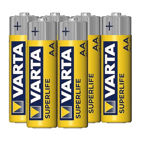 Varta AAA Batteries Superlife - 6 Pieces