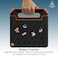 Moxedo Rugged Protective EVA Silicone Kids Case Cover, Shockproof DIY 3D Cartoon Pattern With Pencil Holder, Stand And HAndle Grip Compatible For Apple iPad 2021 (9th Gen) 10.2 inch (Black)