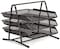 Generic Desk Deposit Tray 3 Layer A4 Metal Tray Office Desk Organiser Paper Office Mesh Document Basket File Paper Tray Letter Organiser Holder Desktop Accessories